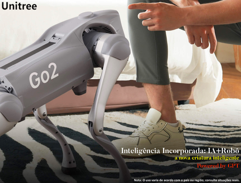 Image of UNITREE GO 2 PRO , High-Performance Quadruped Robot , Inteligência Incorporada: IA+Robô