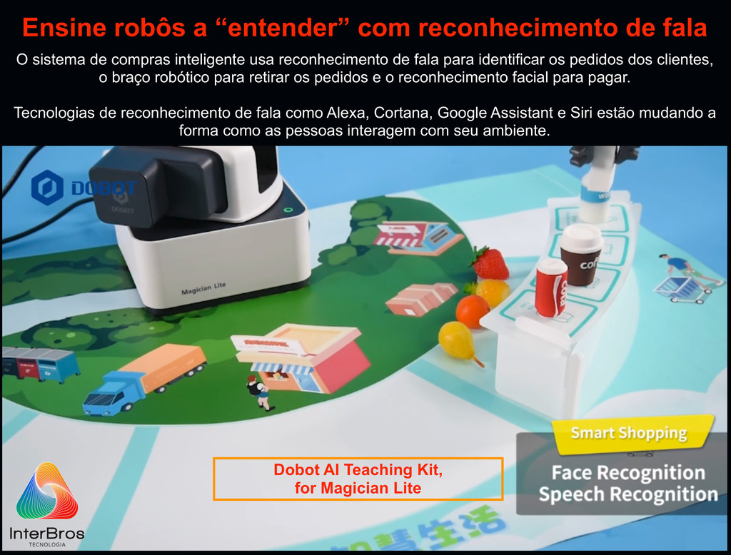 Dobot Basic AI Kit + Dobot AI Teaching Kit, for Magician Robotic Arm , Kit Básico de IA , Acessório Educacional , +8 anos na internet