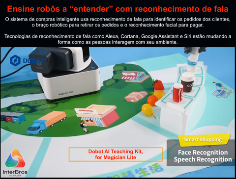 Dobot Basic AI Kit + Dobot AI Teaching Kit, for Magician Robotic Arm , Kit Básico de IA , Acessório Educacional , +8 anos en internet