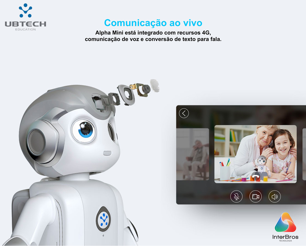 UBTECH Robotics Alpha Mini Humanoid Educational Robot , Robot de Companhia, +9 anos - buy online