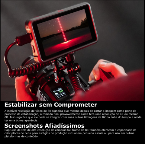 Atomos Ninja V+ 5.2" 8K HDMI H.265 Raw Recording Monitor + AtomX Cast - tienda online