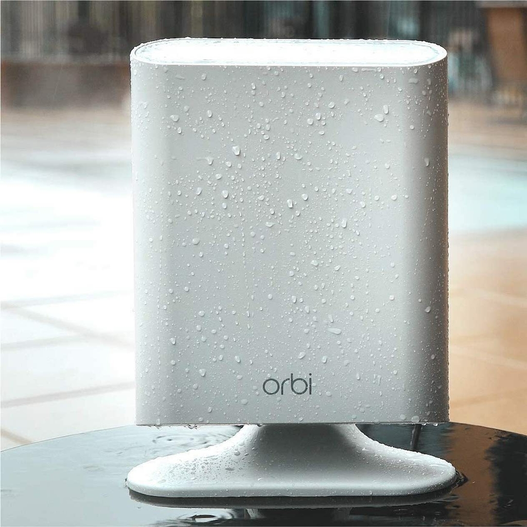 Netgear Orbi RBS50Y Satélite Outdoor | Extensor WiFi | Extende em Até 232m² | Funciona com Qualquer Marca de Roteador WiFi, gateway | Para Ambientes Externos | A Prova D'Água e Areia | Compatível com a Alexa e Google Assistant - online store