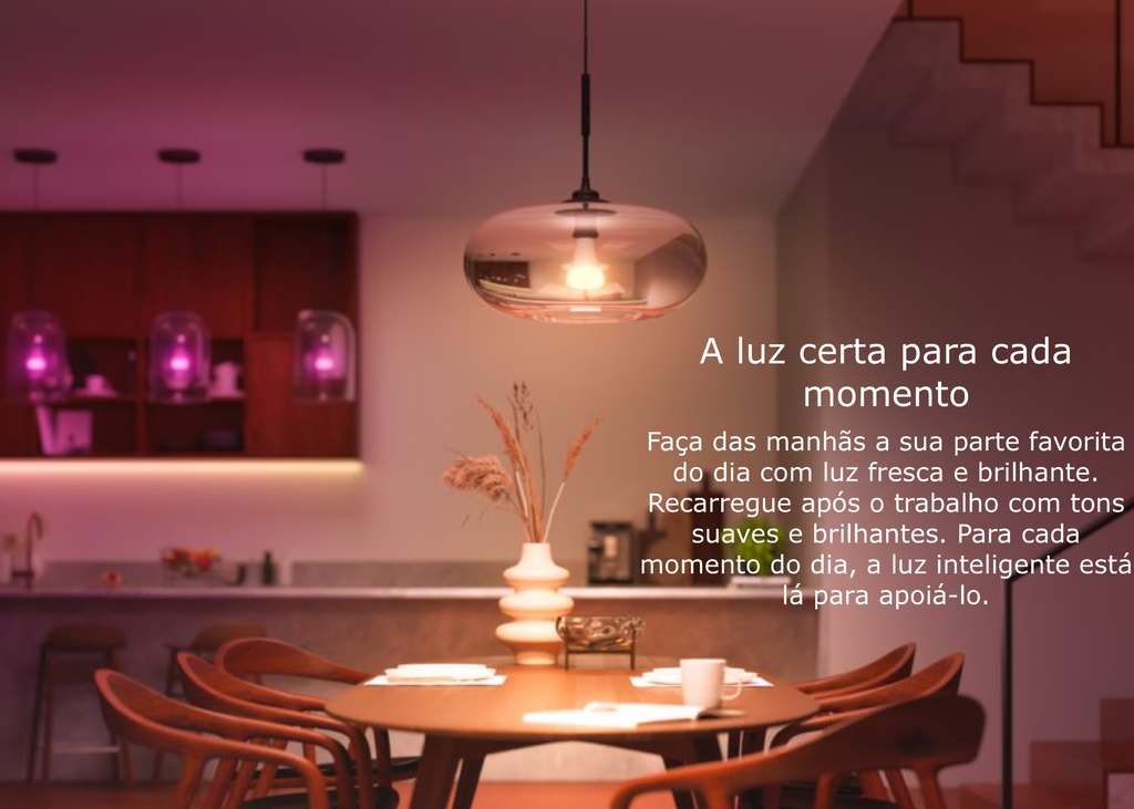 Philips Hue Smart White and Color Ambiance Lâmpada Inteligente A21 100W 1.600 lumens - comprar online