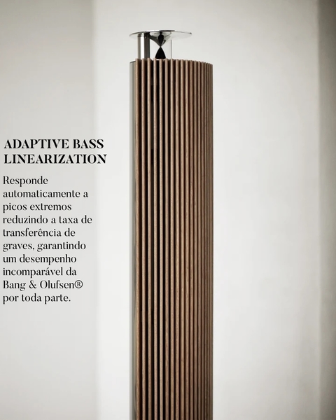 Image of Bang & Olufsen Beolab 18 l Cor Walnut l Iconic Wireless Stereo Speakers for Home Cinema l Pillar of Luxury Sound l Adaptive Bass Linearization​ l Acoustic Lens technology l Aparências Elegantes l 320 Watts l Wi-Fi & Bluetooth l Chromecast & Google Assistant Integrados l Compatível com Apple 2 & Spotify Connect l Recomendado para áreas de 10m² até 40m²