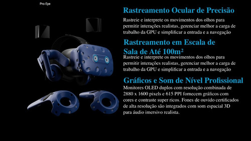 Image of HTC VIVE Pro Eye Enterprise VR System com Eye Tracking