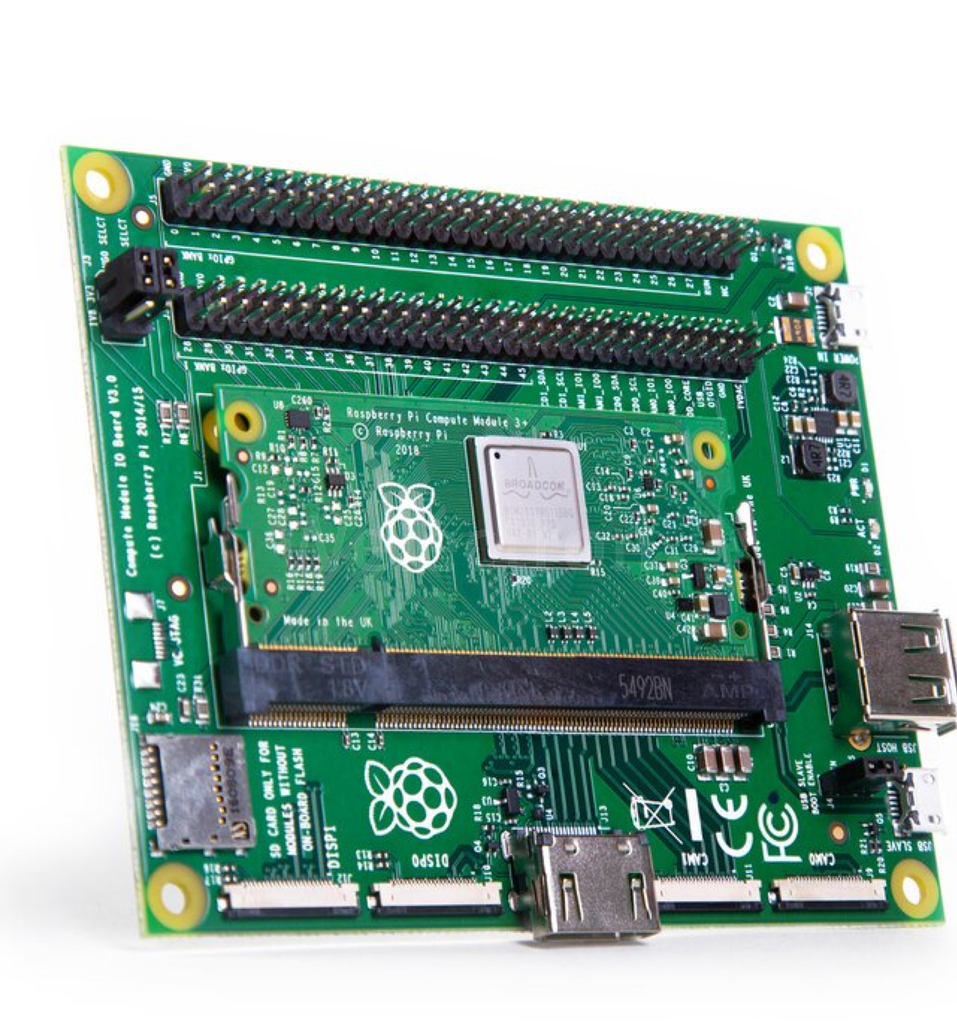 Image of Raspberry Pi Compute Module 3 CM3+ | Aplicações Industriais | Disponível em 1GB , 8 GB , 16GB e 32GB