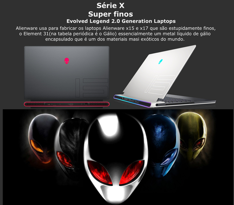 Alienware x17 R2 Gaming Laptop QHD Display l Cor Lunar Light l 1.5 - 5.0 GHz Intel Core i9-12900 H (12th Gen) l 17.3" 1920x1080 360 Hz FHD Display l 64 GB DDR5 RAM l 2 TB RAID NVMe SSD l NVIDIA® GeForce RTX(TM) 3070Ti (8 GB GDDR6) l Cryo Tech Cooler l Alienware's CherryMX l Windows 11 Home - comprar online