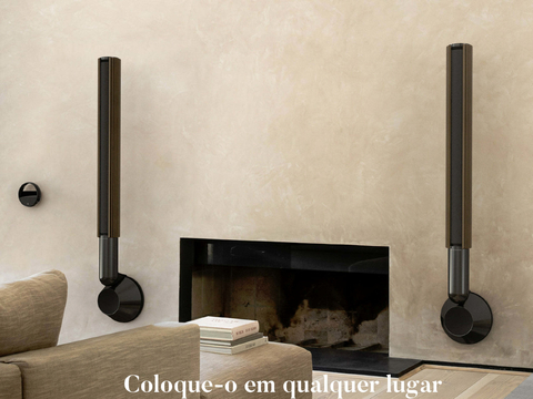 Image of Bang & Olufsen Beolab 28 l Grey Mélange l Wireless Stereo Speakers for Home Cinema l Som Estéreo de Grau de Estúdio l Aparências Elegantes l Grave Poderoso l 1.250 Watts l Wi-Fi & Bluetooth l Chromecast & Google Assistant Integrados l Compatível com Apple 2 & Spotify Connect l Recomendado para áreas de 15m² até 50m²