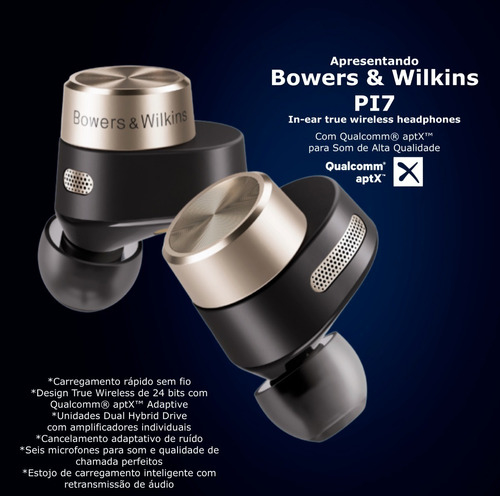Bowers & Wilkins Pi7 Wireless In-ear Headphones Escolha a Cor - buy online