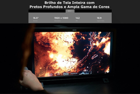 Atomos Neon 17" 4K | 10-Bit HDR Cinema Monitor-Recorder | for On-Set and In-Studio Production - Loja do Jangão - InterBros