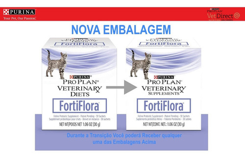 Purina Pro Plan Fortiflora Nutritional | Probiótico para Gatos | 30 Sachês - online store