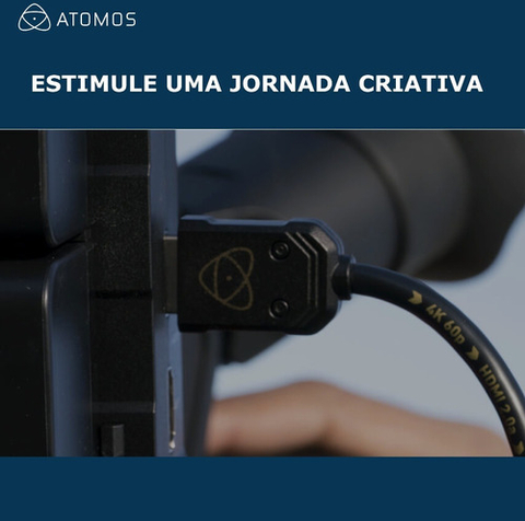 Atomos AtomFLEX Coiled Mini-HDMI to HDMI Cable 30cms até 60cms ATOM4K60C3 - Loja do Jangão - InterBros