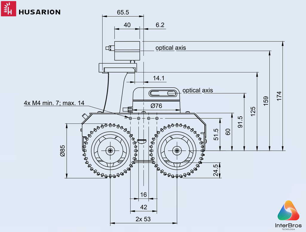 Husarion ROSbot 2 PRO Autonomous, Open Source Robot Platform - comprar online