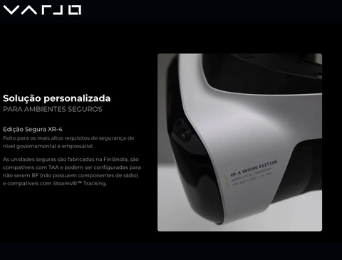 Imagem do Varjo XR-4 Series Focal Edition Mixed Reality System