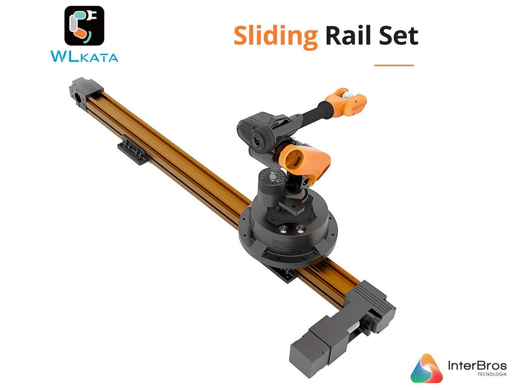 Wlkata Sliding Rail Set for Wlkata Mirobot , Simulação de Fábrica 4.0 Inteligente & Educação AIoT , +5 anos - loja online