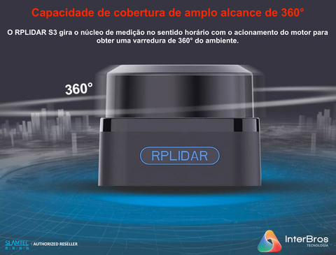 Slamtec RPLIDAR S3 LiDAR Sensor 2D 360º Dev Kit , 40 Meters , Indoor & Outdoor