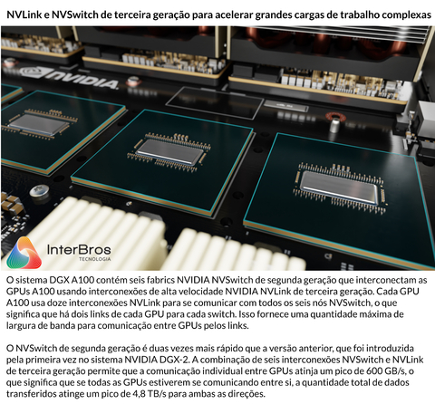 Imagem do NVIDIA DGX A100 Deep Learning Console