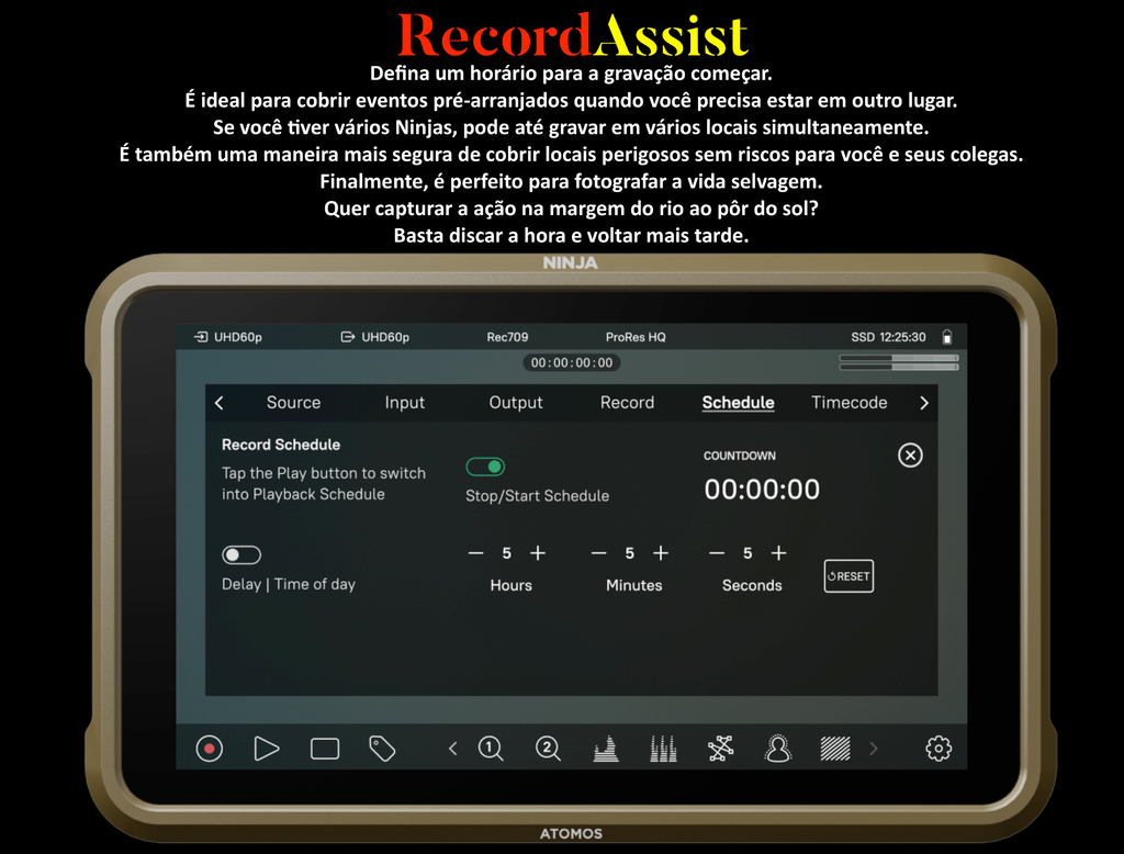 Atomos New Ninja 5.2" 4K HDMI Recording Monitor