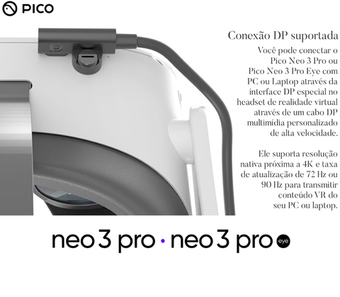 Image of Pico Neo 3 Pro Eye Business l VR Headset All-in-one l With eye-tracking l VR SDK For Enterprises l 8GB RAM l 256GB ROM l 90Hz l 3664 x 1920