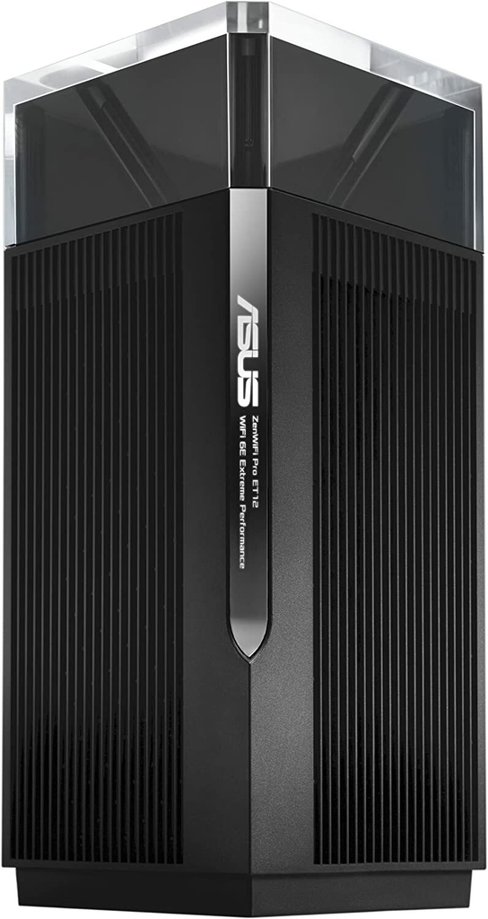 Asus Zenwifi 6E PRO ET12 AiMesh | AXE11000 | Tri-Band | Sinal WiFi de 360º | Dual 2.5G Ports | Cobertura de 280m² & 3+ Rooms | Incluída Segurança de Internet Vitalícia