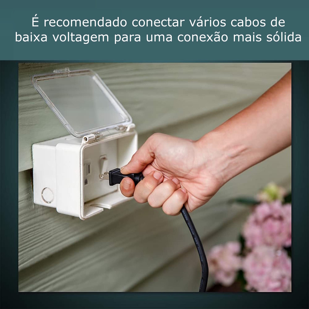 Philips Hue Extension Cable for Outdoor Use l Cabo Externo Extensão l Sem Conector l 5 metros