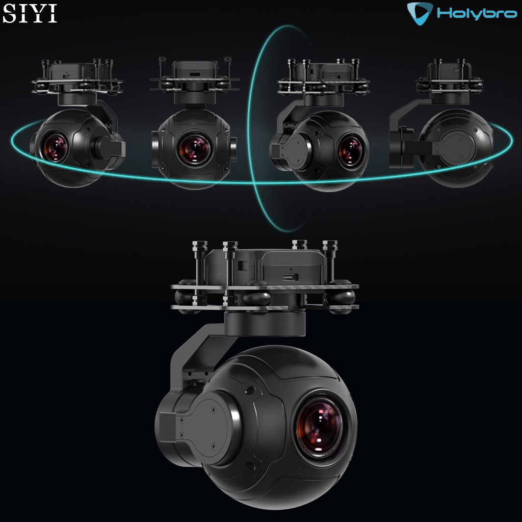 SIYI ZR10 2K 4MP QHD 30X Híbrido Zoom Gimbal Camera 400 MP Drones Robots UAV UGV USV