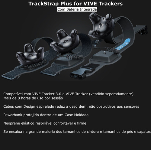 Cintas Rebuff Plus com Bateria Integrada para HTC VIVE Trackers até mais 8 Horas - buy online