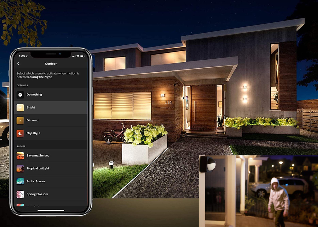 Philips Hue White & Color Ambiance Appear Outdoor Wall | + Philips Hue Dusk-to-Dawn Sensor de Movimento | Luminária Arandela de Parede | Compatível com Alexa, Apple Homekit & Google Assistant | Requer Hue Bridge - comprar online