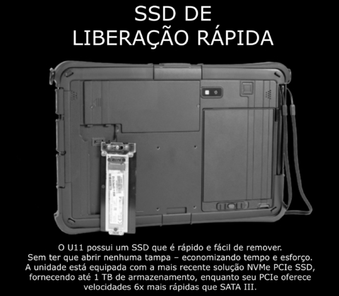 Durabook l U11 Rugged Laptop l Solução 2 em 1 l Laptop e Tablete Industrial l Teclado destacável l 11.6″ FHD (1920 x 1080) LCD Display l Personalização sem limites l Tão forte quanto possível l Projetado para os ambientes mais severos - buy online