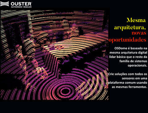 OUSTER VELODYNE LiDAR OSDOME REV 7