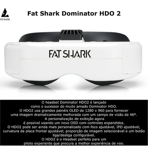 Fat Shark Goggles Dominator HDO2 Bundle Drone & UAVs - loja online