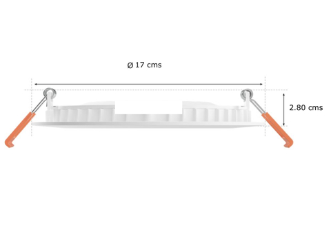 Image of Philips Hue White and Color Ambiance Bluetooth | Slim Smart Downlight 5"/6" | 3ª Geração l Luminária Spot Fino de Teto para Embutir l Extra Brilhante 1,200 lumen | Luminária Spot de Teto de Embutir | Compatível com a Alexa, Apple Homekit & Google Assistant
