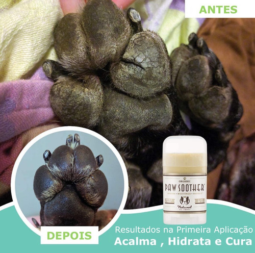 Bálsamo Curativo Orgânico Almofadas Patas Paw Soother Cães - comprar online