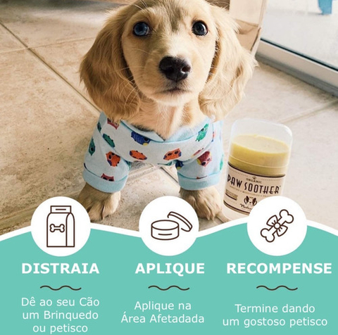 Bálsamo Curativo Orgânico Almofadas Patas Paw Soother Cães - loja online