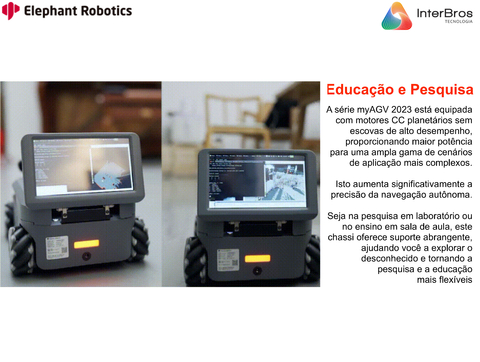 Elephant Robotics MyAGV 2023 , NVIDIA Jetson Nano ou Raspberry Pi , Autonomous Navigation Smart 4-Wheel Drive Vehicle , Educacional , Industrial , +8 anos - comprar online