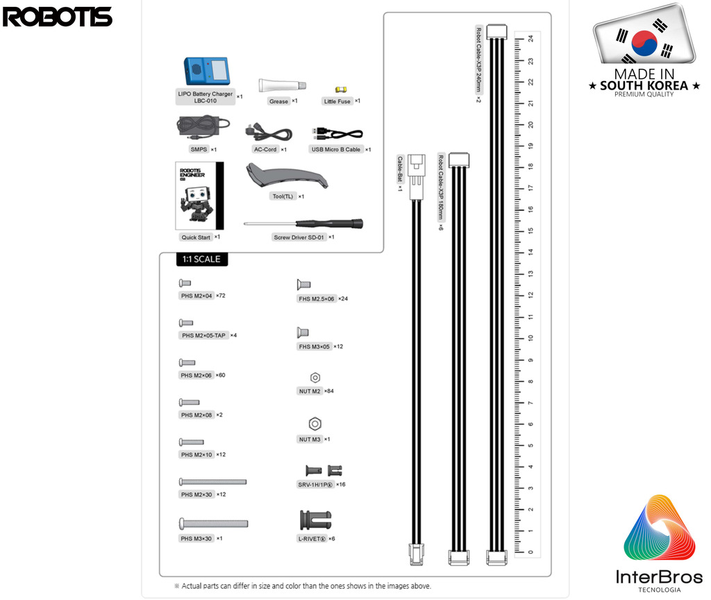 Robotis Steamcup Engineer Robot Kit 1 , Developer Kit , Habilitado para IA , Educacional , Idade: 15+ - buy online