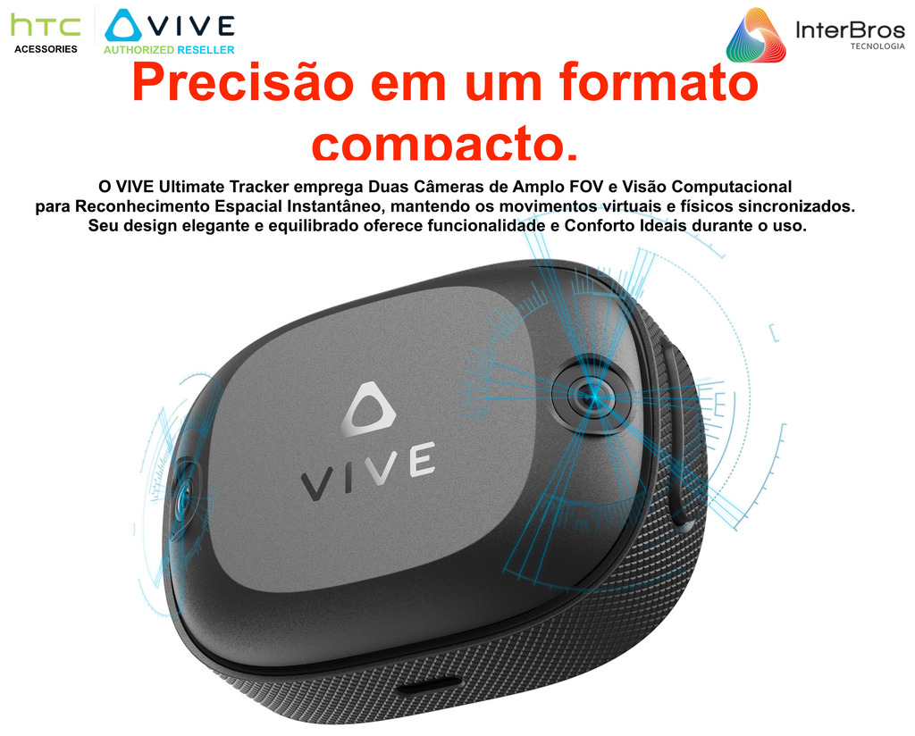 HTC VIVE Ultimate Tracker 3+1 Kit + TrackStraps for VIVE Ultimate Tracker + Dance Dash Game Key - Loja do Jangão - InterBros