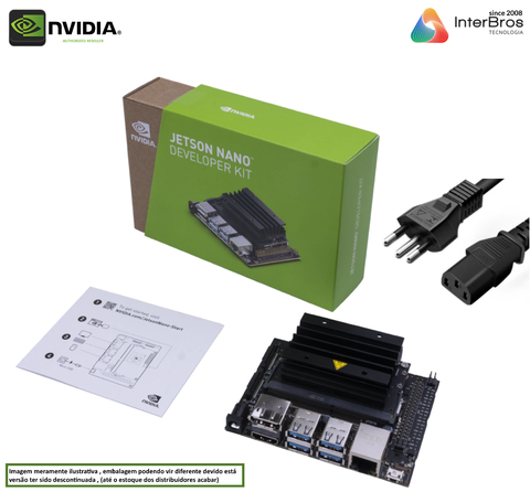 Nvidia Jetson Nano Developer Kit | Máquina Autônoma Tecnologia AI | 4 GB RAM | 945-13450-0000-100 - comprar online