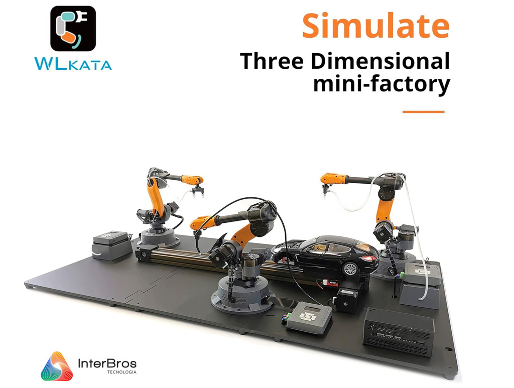 Image of Wlkata Sliding Rail Set for Wlkata Mirobot , Simulação de Fábrica 4.0 Inteligente & Educação AIoT , +5 anos