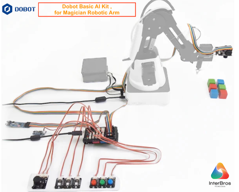 Dobot Basic AI Kit + Dobot AI Teaching Kit, for Magician Robotic Arm , Kit Básico de IA , Acessório Educacional , +8 anos - Loja do Jangão - InterBros