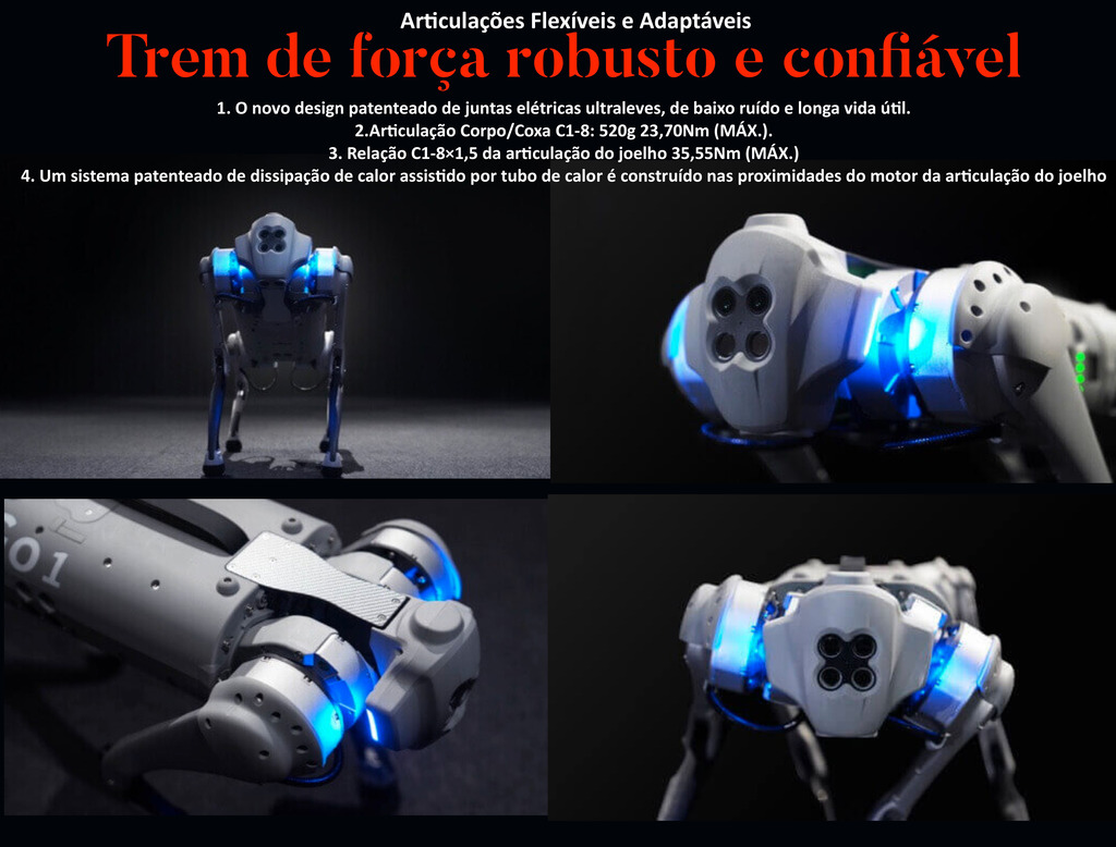 UNITREE GO 1 , Robot Dog , High-Performance Quadruped Robot , O primeiro robô quadrúpede biônico doméstico de companhia do mundo - buy online