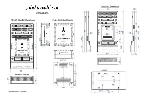 Image of Holybro Pixhawk 5x | Kit 20117 | Controlador de Voo para Drones