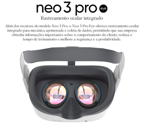 Pico Neo 3 Pro Eye Business l VR Headset All-in-one l With eye-tracking l VR SDK For Enterprises l 8GB RAM l 256GB ROM l 90Hz l 3664 x 1920