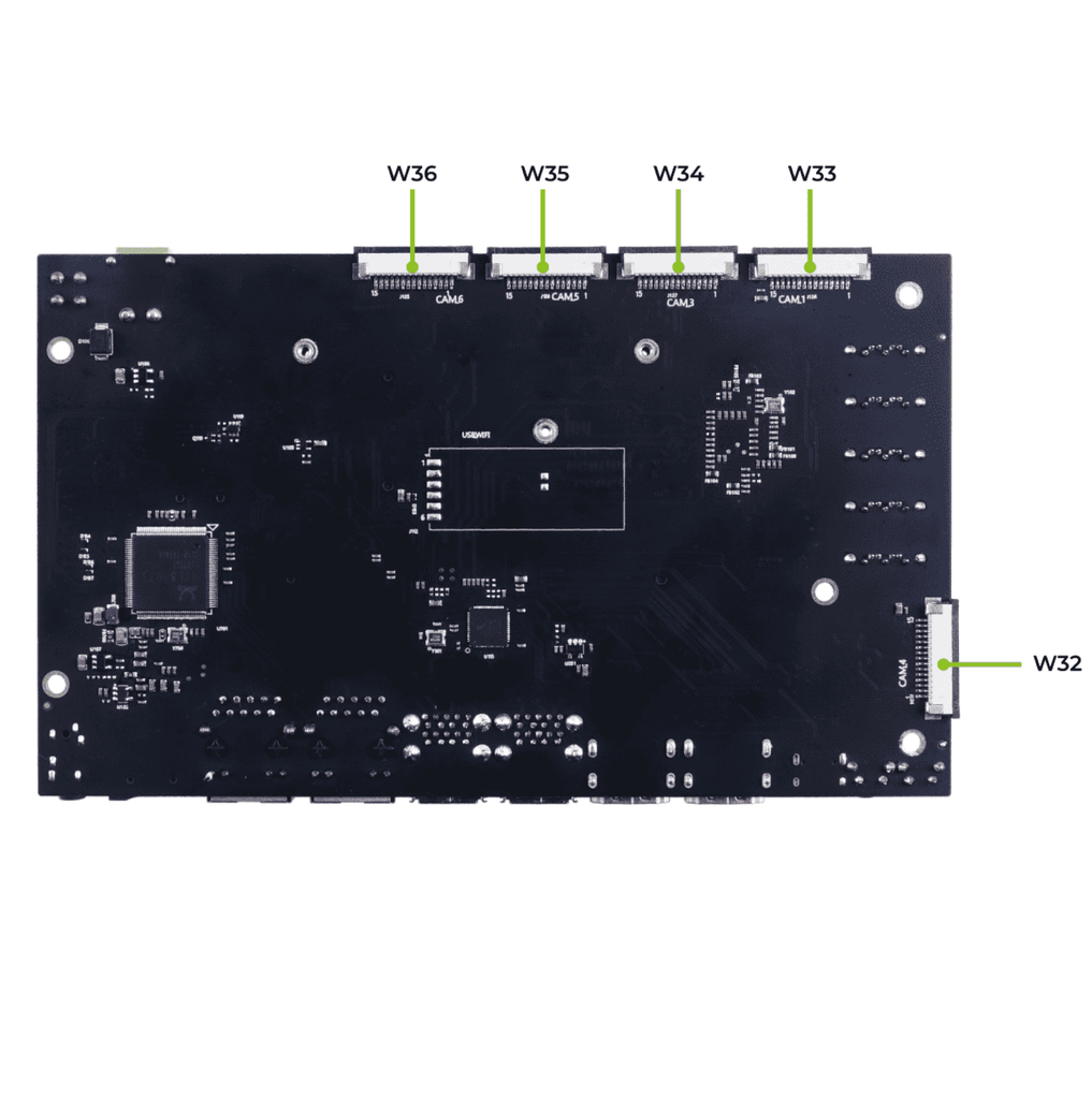 Imagem do Carrier Board A205 for Nvidia Jetson Nano | Jetson Xavier NX | Jetson TX2 | WiFi | Bluetooth | Conexão de até 6 câmeras CSI | Conector de até 5 SSDs | 2 HDMIs