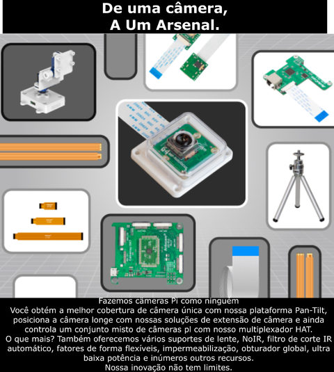 Raspberry Pi 4 Computer Model B 4GB RAM + Arducam Camera Hawk Eye 64MP na internet