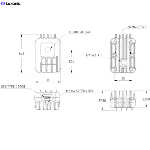 Luxonis OAK-1 W Camera Depth Stereo 3D Wide FOV 12MP Sensor OV9782 - buy online