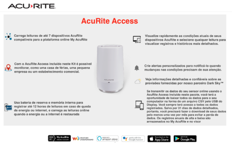 AcuRite Atlas Professional Estação Meteorológica Display TouchScreen com Sensores de Raios e Tempestades Compatível com Alexa e Google WiFi e Internet Conectada - tienda online