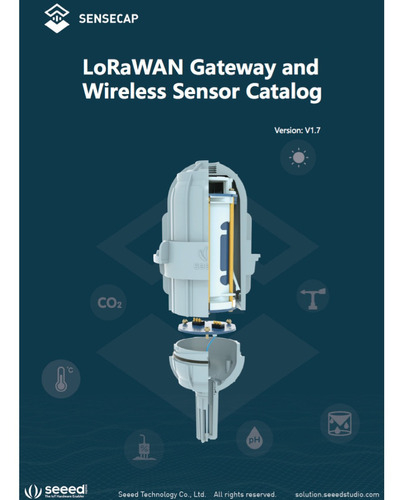 Sensecap Sensor Sem Fio | Sensor de Umidade & Temperatura do Solo | Protocolo Lorawan