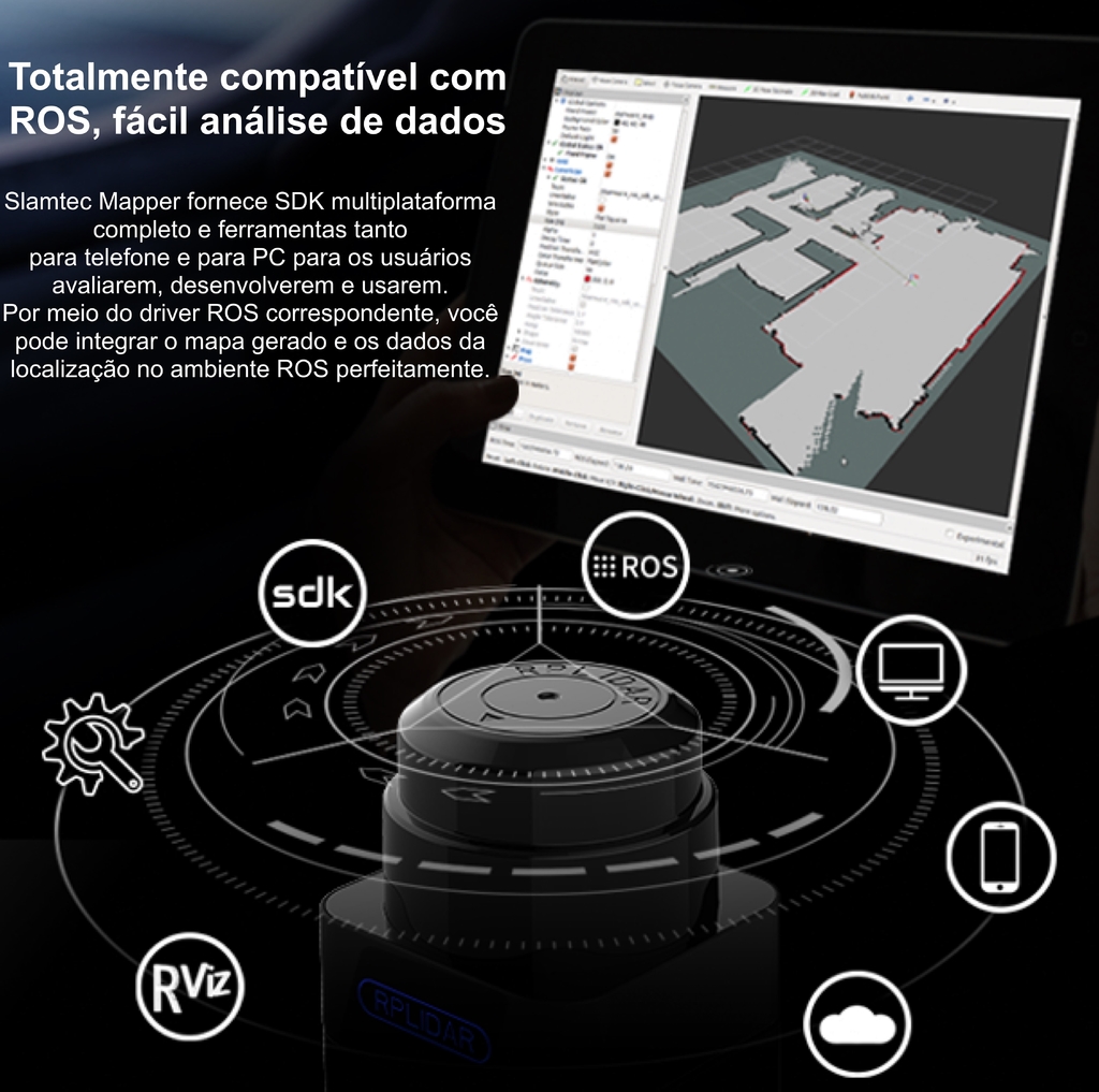 Slamtec Mapper M2M1 Laser Range Scanner , 40 Meters Distance Module - buy online