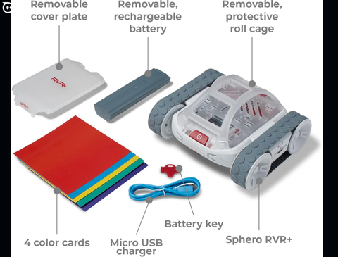 Sphero RVR+: carro robô programável para iniciantes, programadores e inventores | Personalizável e expansível | Aprenda codificação e ciência da computação | Compatível com Micro:bit e Raspberry Pi - loja online